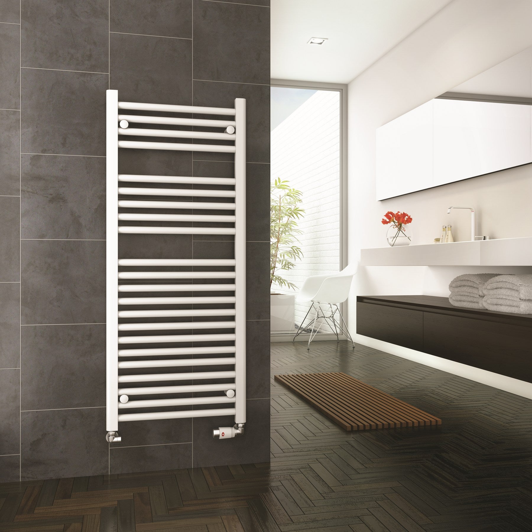 Metro Steel Towel Rail