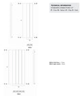 Ruvo Aluminium Vertical Radiator