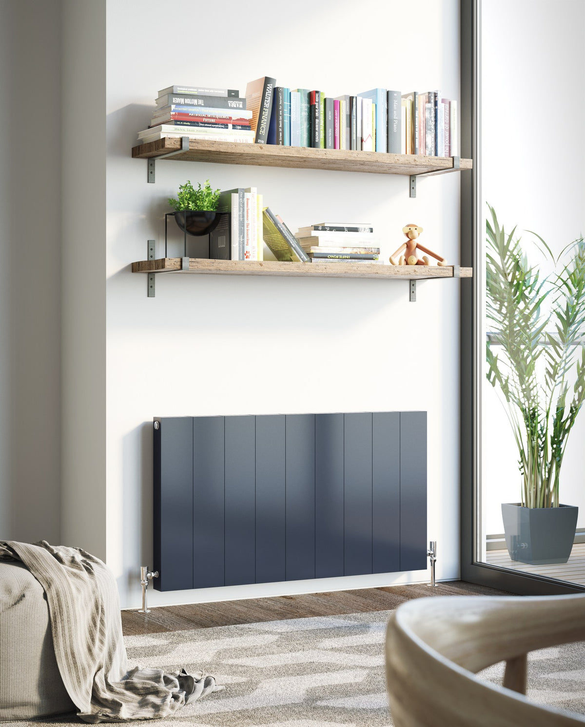 Vela Aluminium Horizontal Radiator – Radiators for Heat Pumps